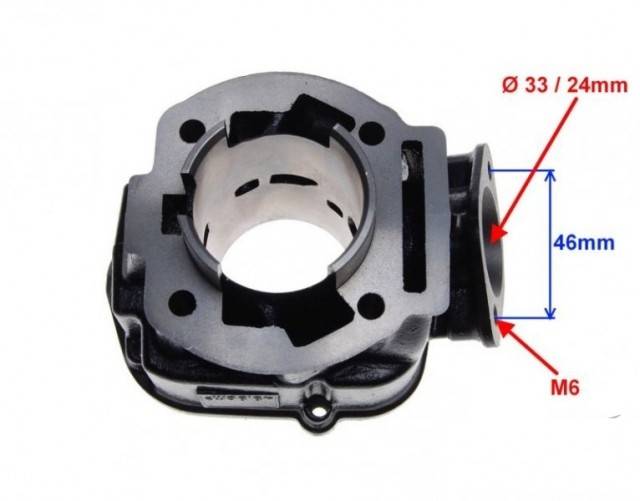 Set motor 2T scuter Aprilia RS, Derbi Senda 70cc (racire apa) <2006