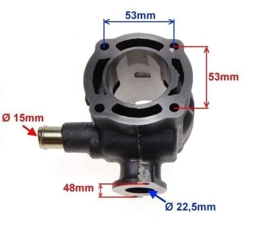Set motor scuter 2T 50cc Suzuki Katana / Aprilia Ditech (racire pe apa)