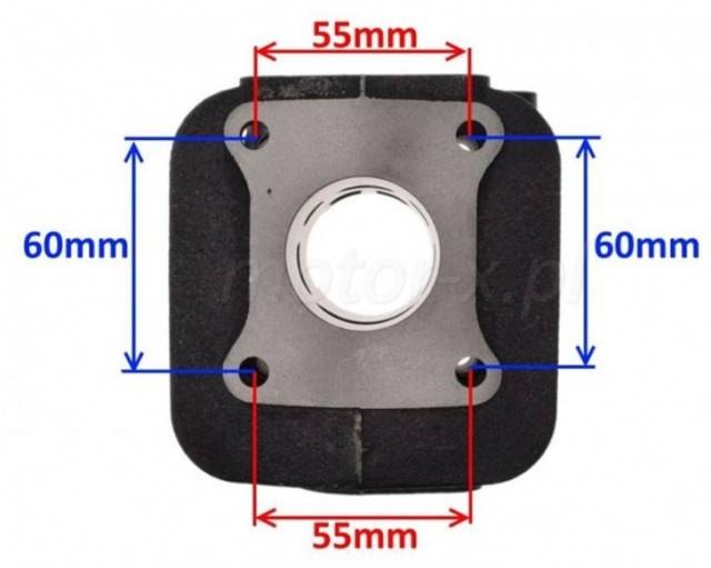 Set motor scuter 2T 80cc Kymco (cu muzicuta pe cilindru) AC