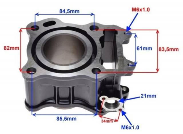Set motor scuter Suzuki Burgman UH125cc (racire pe apa) 57,00 mm