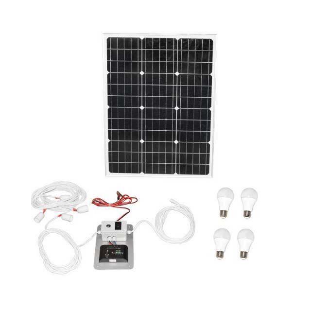 Set panou solar 75W 780x680x25mm