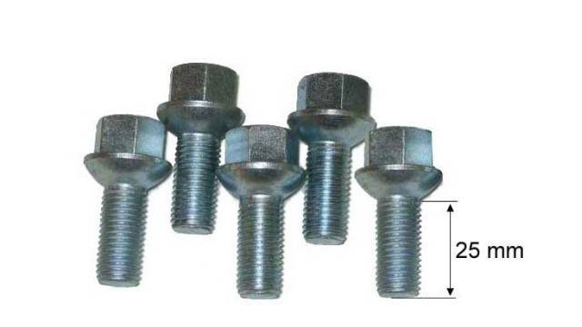 Set prezoane M12x1,5 sferice - 5 buc.