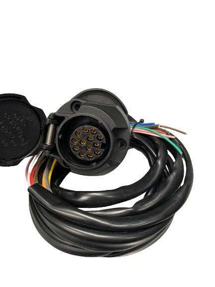 Set priza 13 pini PVC cu cablu 1,8 m