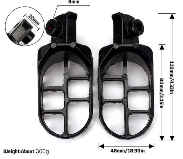 Set scarite moto negre