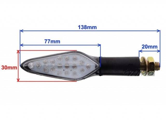 Set semnale moto (19 leduri)