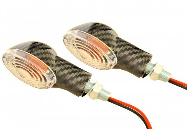 Set semnale scuter carbon ovale (nr.1) (set)