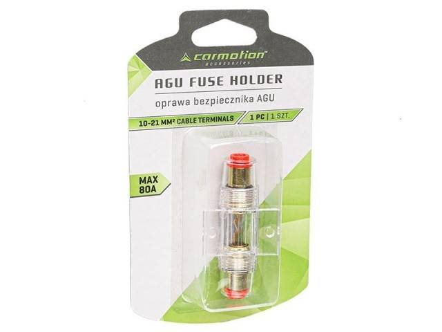 Siguranta AGU, 80A, cu suport pentru cablu 10-21mm2 CARMOTION
