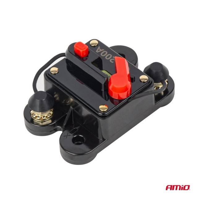 Siguranta automata rearmabila cu buton de reset 200A 12-48V