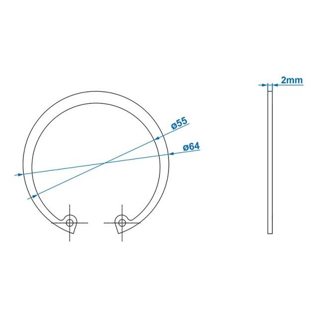 Siguranta Seeger Ø60mm