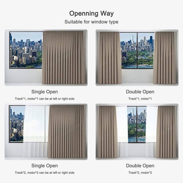 Sina perdea, draperie PNI PT9233S lungime 3m, compatibila cu motor inteligent PNI SafeHome PT923