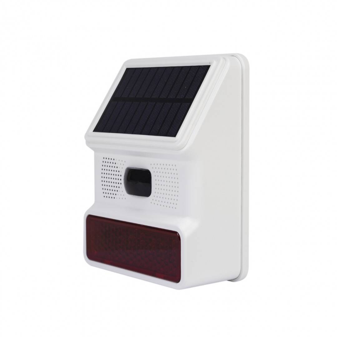 Sirena de exterior wireless PNI SafeHouse HS006 cu incarcare solara