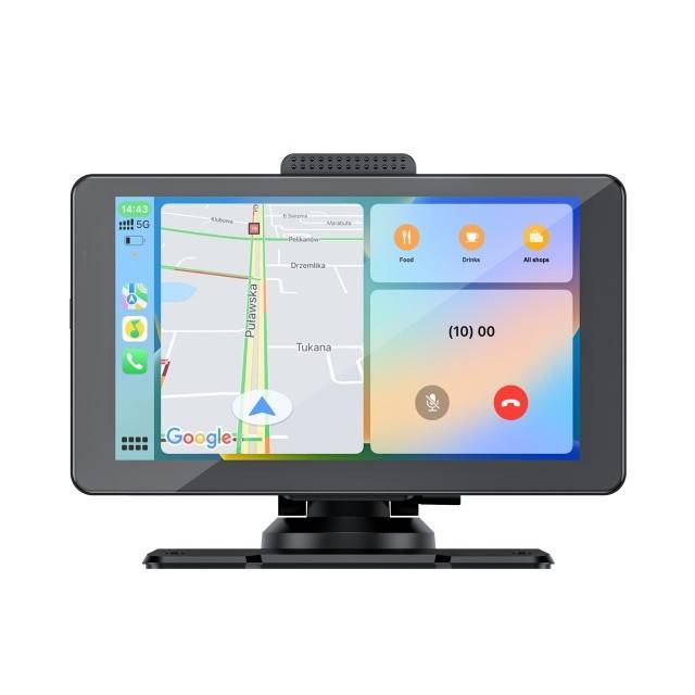 Sistem multimedia auto PNI L8050 cu ecran de 7 inch, Apple Carplay si Android Auto, Android/iPhone mirroring, FM transmitter, camera video mers