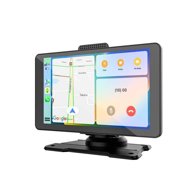 Sistem multimedia auto PNI L8050 cu ecran de 7 inch, Apple Carplay si Android Auto, Android/iPhone mirroring, FM transmitter, camera video mers