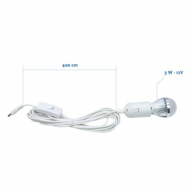 Sistem solar fotovoltaic PNI GreenHouse H01 30W cu acumulator 12V/7Ah