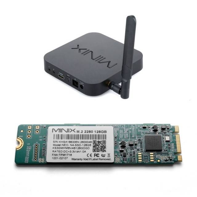 Solid State Drive (SSD) Minix M.2 2280 Sata3 128GB pentru Minix NEO N42C-4