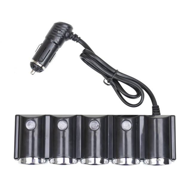 Spliter bricheta auto PNI Lighter 04 12V/24V 4 iesiri, 2xUSB, indicator LED