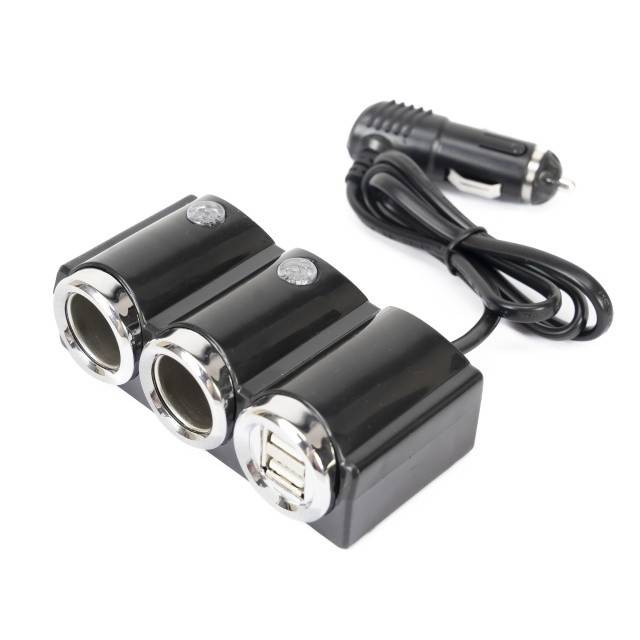 Spliter bricheta auto PNI Lighter 20 12V/24V 2 iesiri, 2 x USB, indicator LED