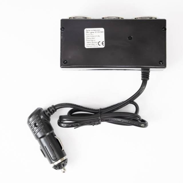 Spliter bricheta auto PNI Lighter 20 12V/24V 2 iesiri, 2 x USB, indicator LED