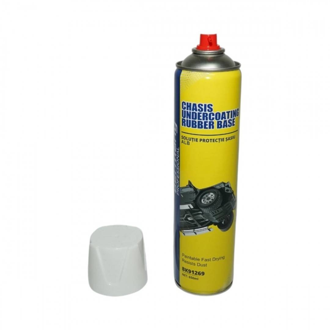 Spray anticoroziv protectie sasiu cauciucat alb 650ml Breckner Germany