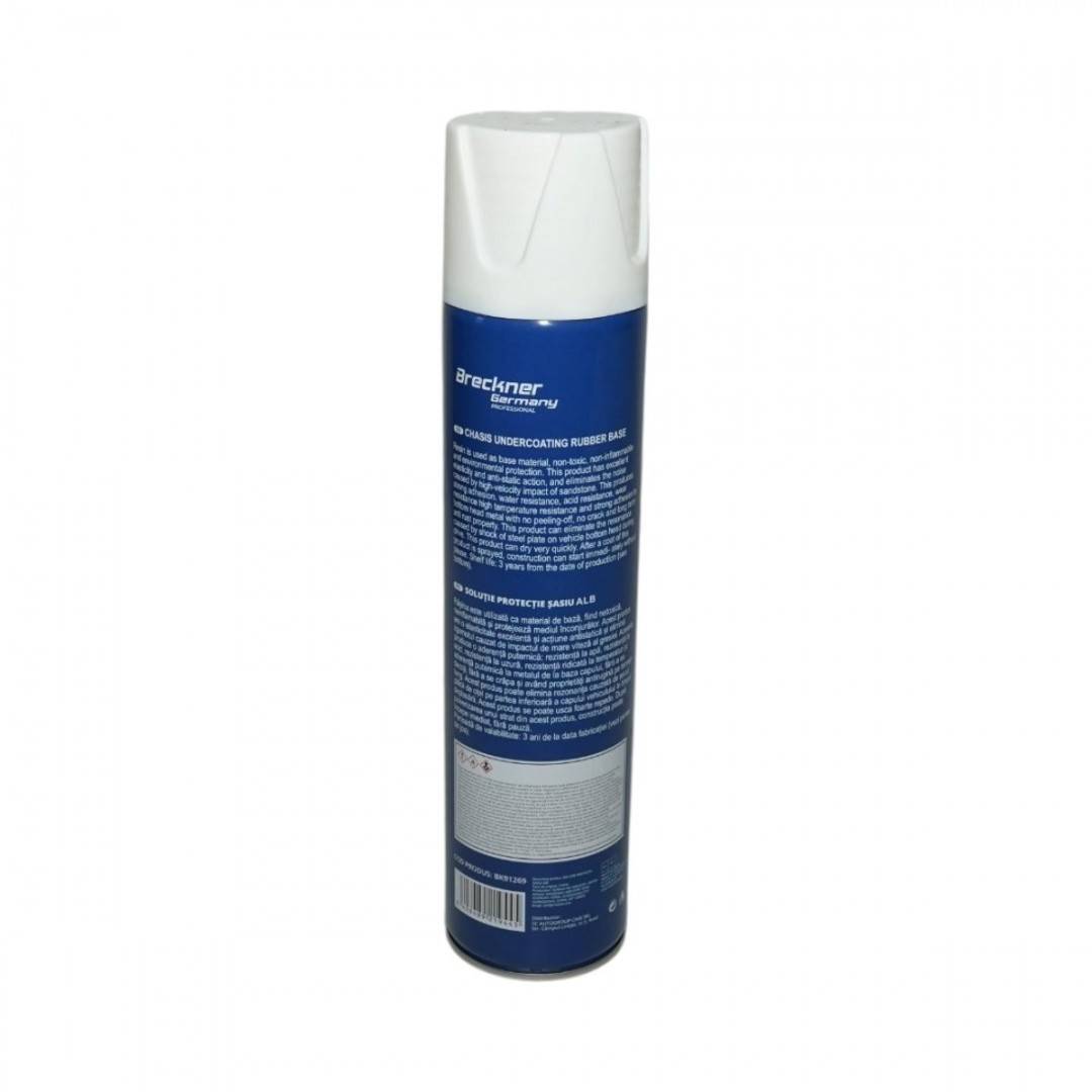 Spray anticoroziv protectie sasiu cauciucat alb 650ml Breckner Germany