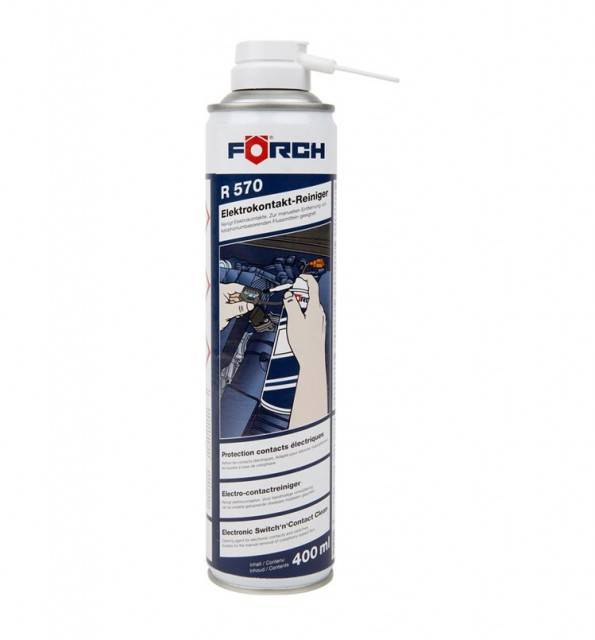 Spray curatat contacte electrice auto, R570, 400ml, Foerch