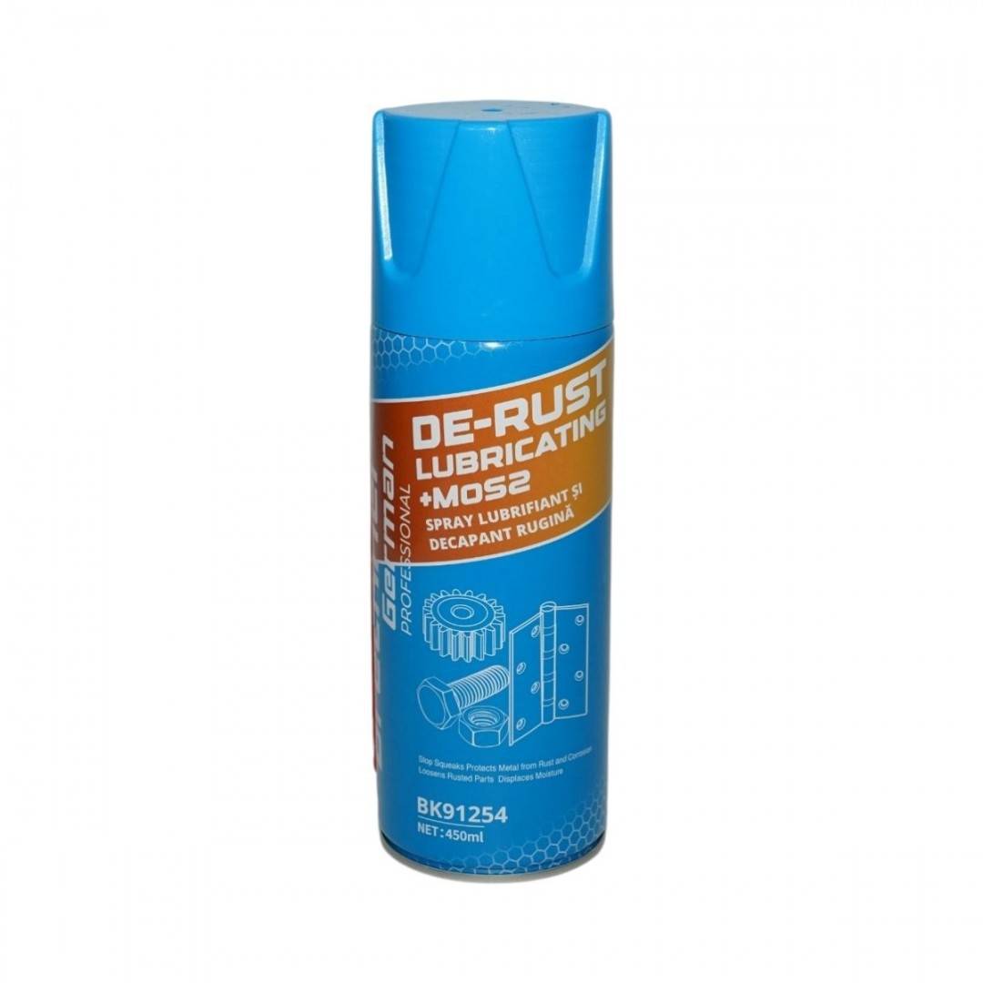 Spray decapant rugina si lubrifiant cu disulfura de molibden MoS2 450ml Breckner Germany