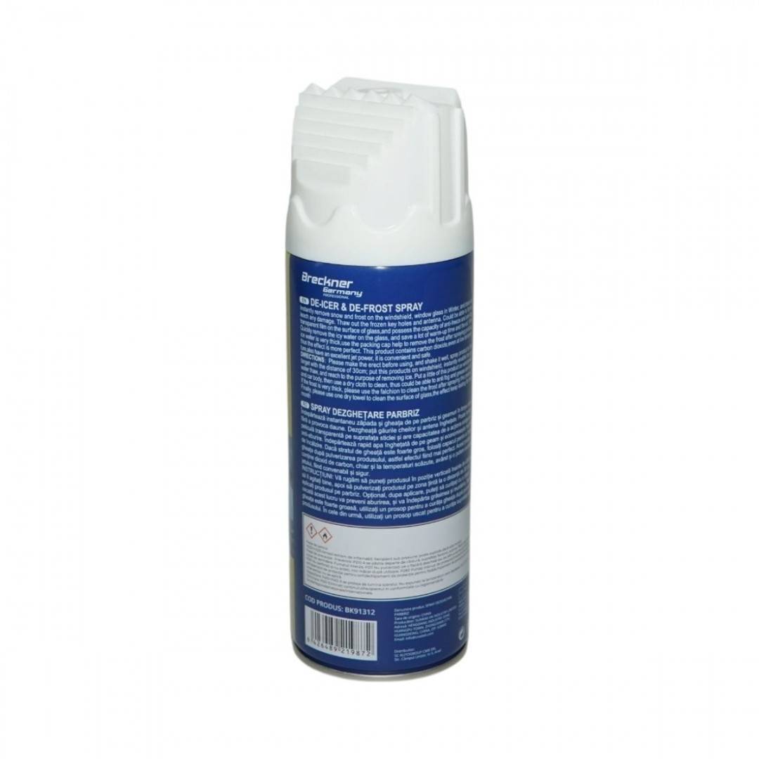 Spray dezghetare parbriz si geamuri auto 450ml Breckner Germany