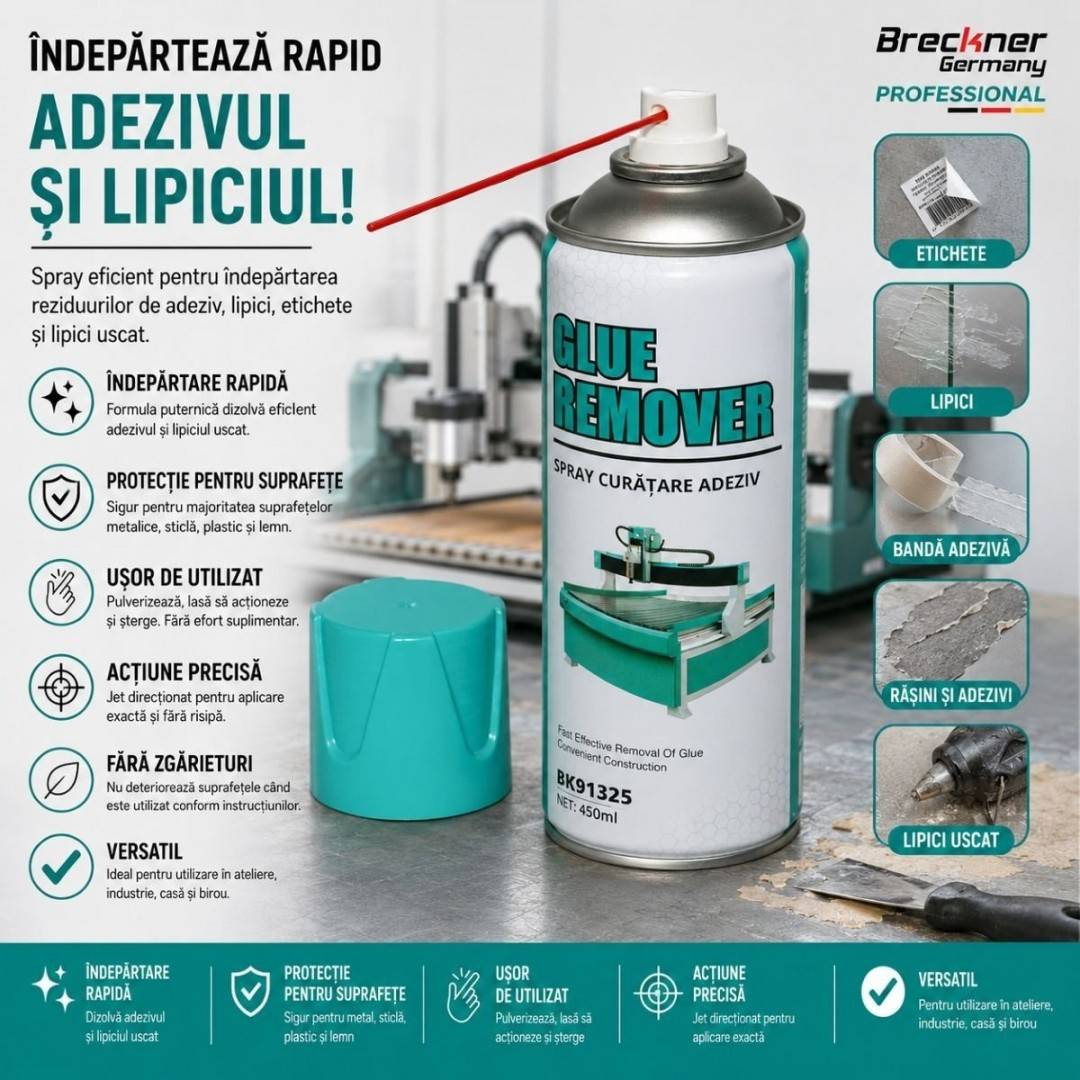 Spray indepartare adeziv si lipici 450ml Breckner Germany