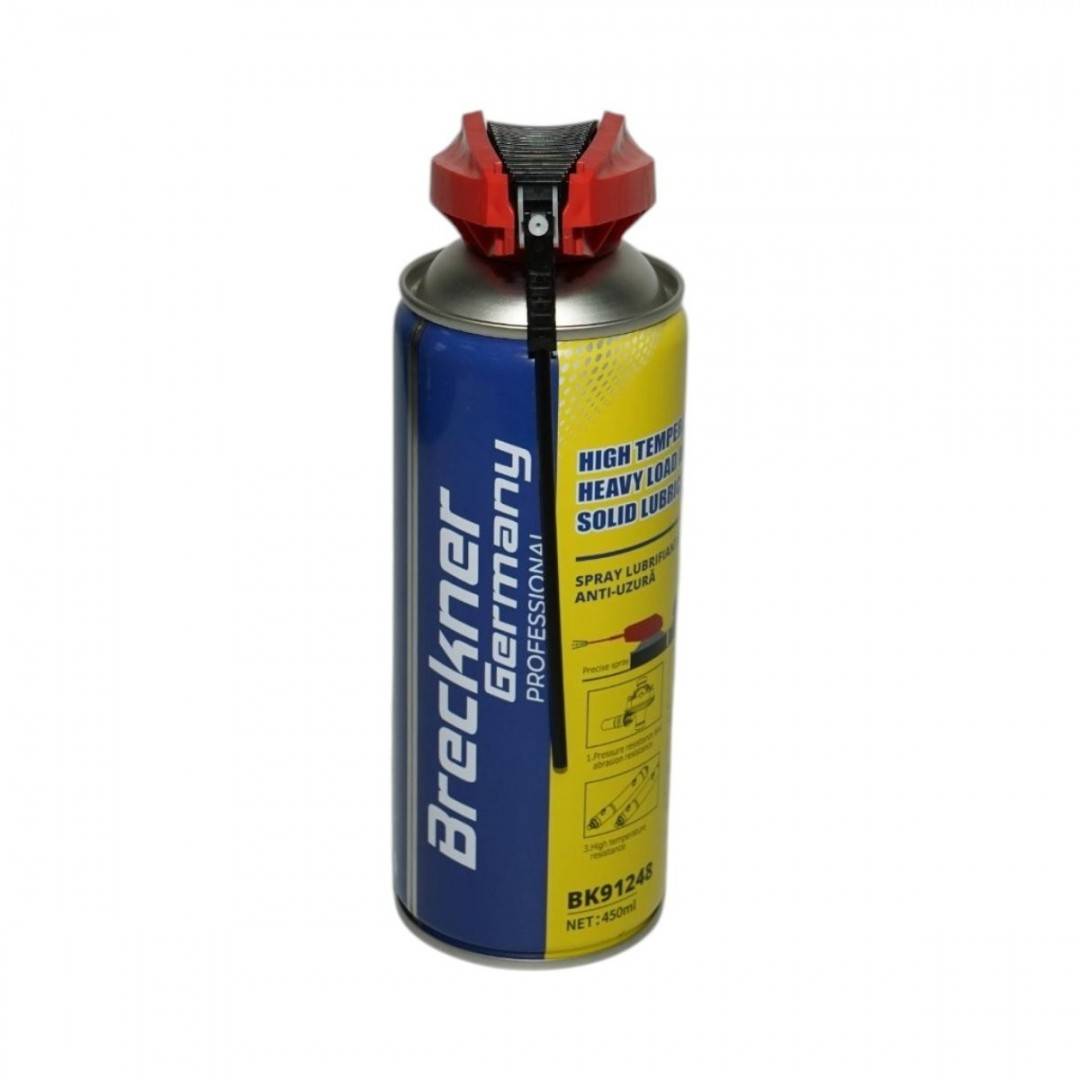 Spray lubrifiant solid antiuzura pentru sarcini grele si temperaturi inalte 450ml Breckner Germany