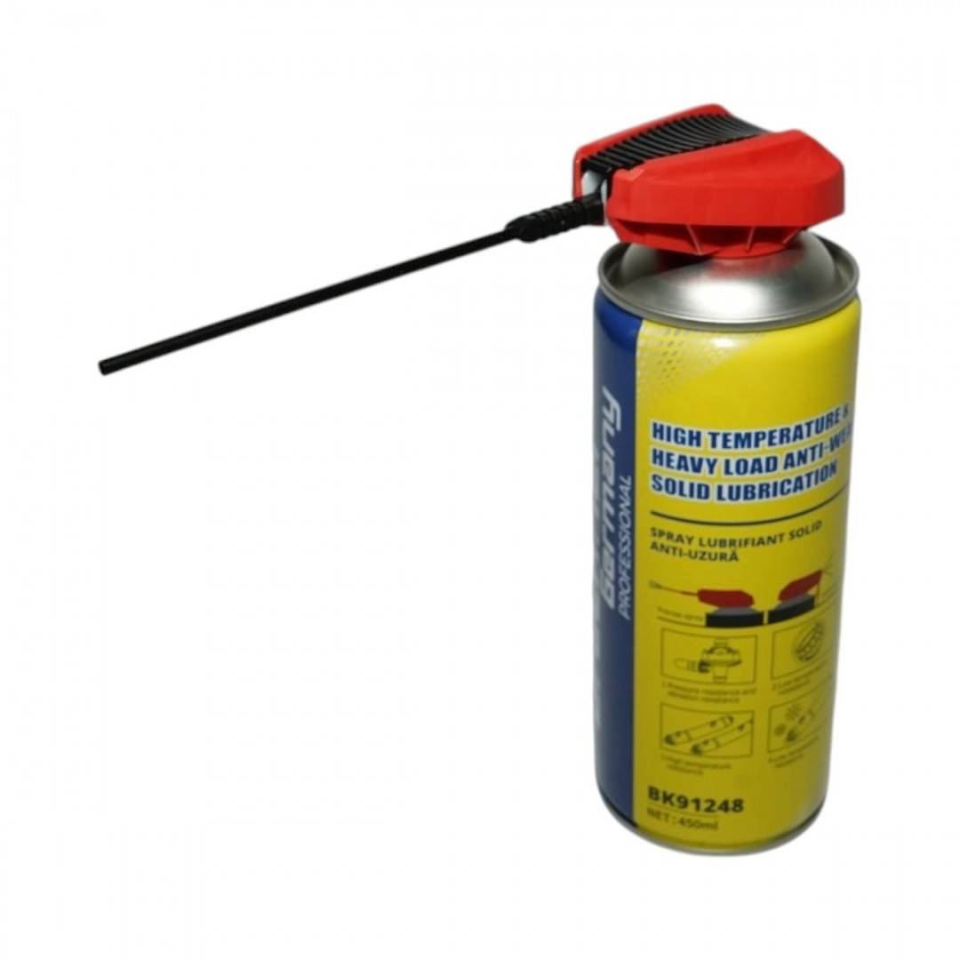Spray lubrifiant solid antiuzura pentru sarcini grele si temperaturi inalte 450ml Breckner Germany