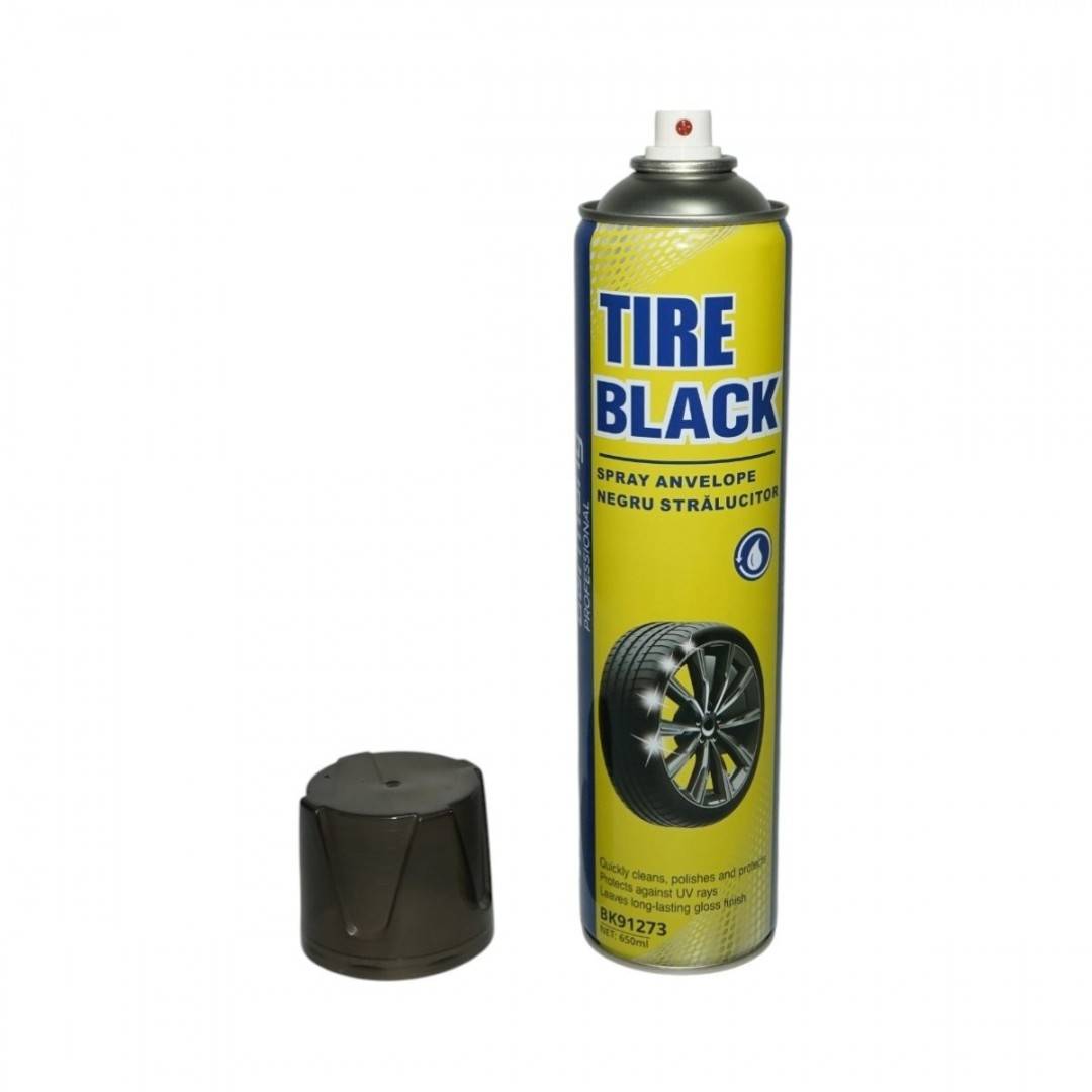 Spray negru protectie si luciu anvelope 650ml Breckner Germany