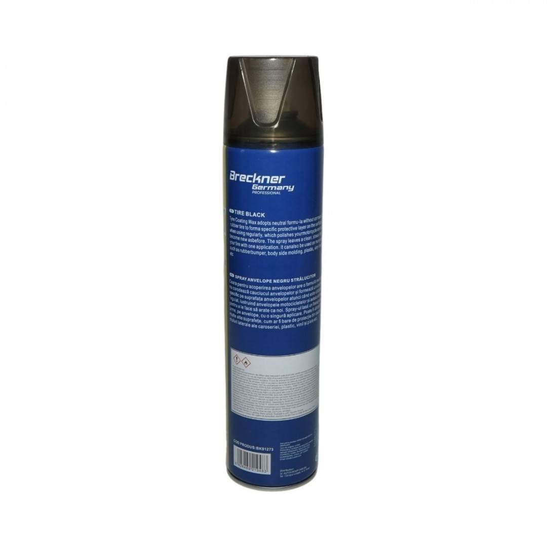 Spray negru protectie si luciu anvelope 650ml Breckner Germany