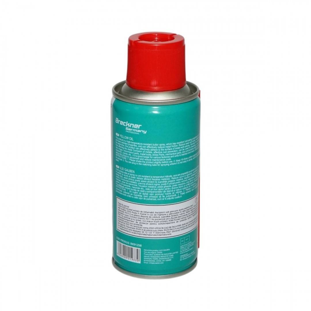 Spray ulei lubrifiant galben 100ml Breckner Germany