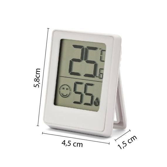 SQUARE+: Mini statie meteo digitala. Masurare temperatura si umiditate interioara