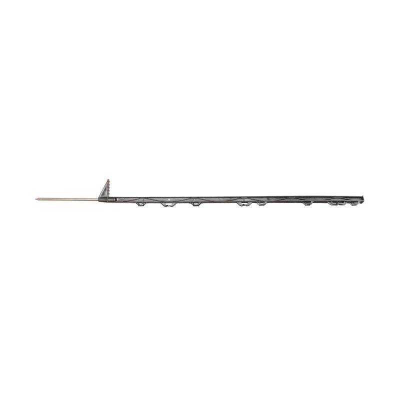 Stalp din plastic 1110mm negru pentru fir gard electric Breckner Germany