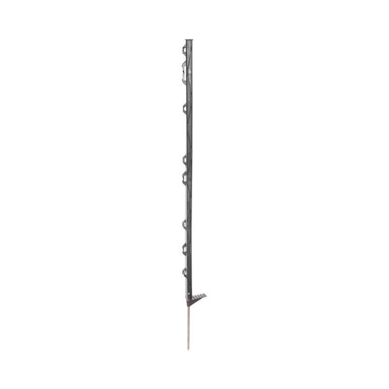 Stalp din plastic 1110mm negru pentru fir gard electric Breckner Germany