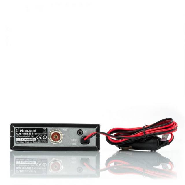 Statie radio CB Midland Alan 100 Plus B, 40 canale AM/FM, Squelch digita