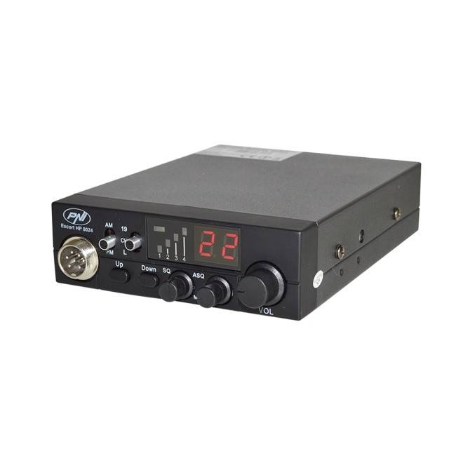 Statie radio CB PNI Escort HP 8024 cu ASQ reglabil si alimentare 12V-24V