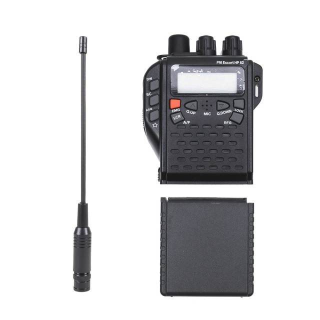 Statie radio CB portabila PNI Escort HP 62 cu Antena BNC si suport baterii