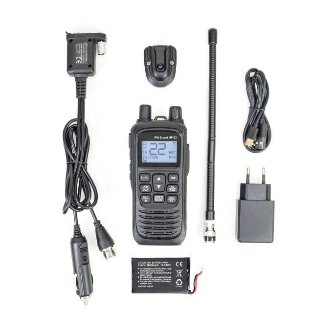 Statie radio CB portabila PNI Escort HP 82, multi standard, 4W, 12V, AM-FM, NRC, Dual Watch, Roger Beep, ASQ SQ reglabil, VOX