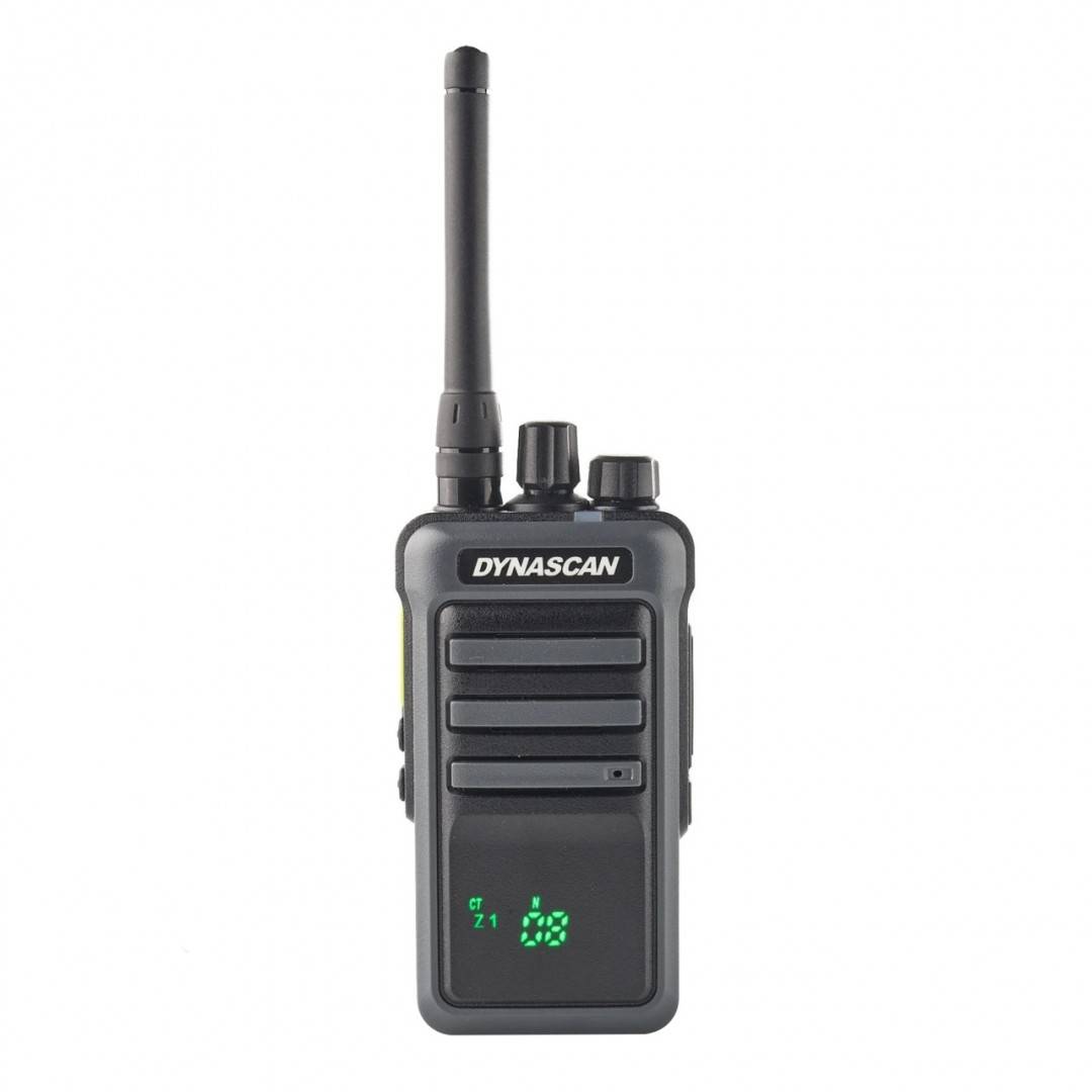 Statie radio PMR 446 portabila PNI Dynascan, 446MHz, 8CH, VOX, Scrambler, 1750mAh, display ascuns, IP55