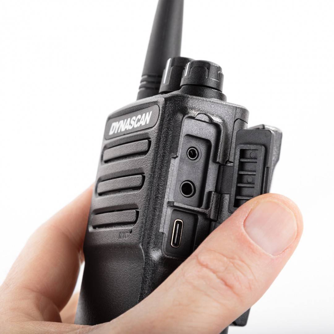 Statie radio portabila PMR Dynascan 220BT 446MHz, 0.5W, 16CH