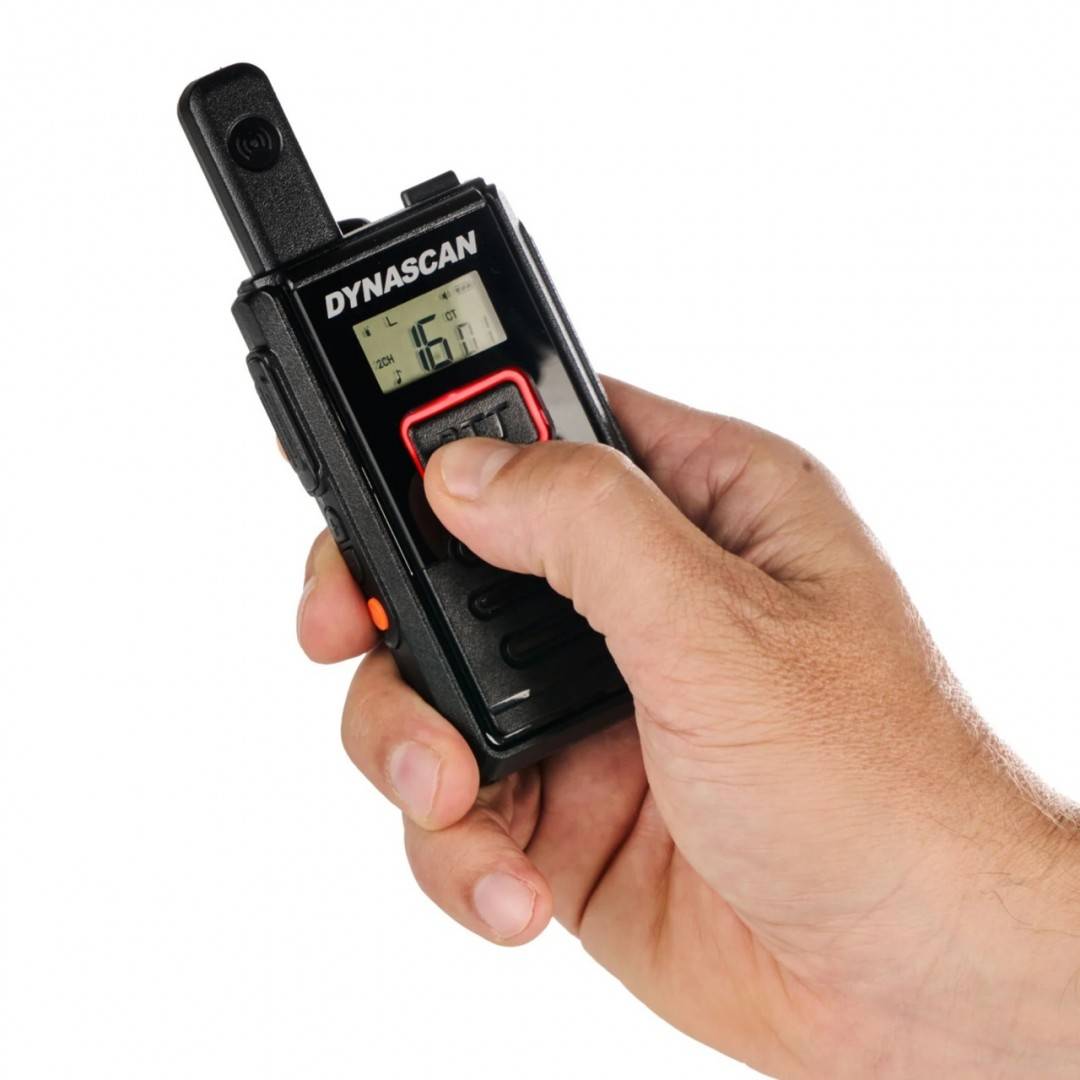 Statie radio portabila PMR Dynascan 3A 446MHz, 0.5W, 16CH, VOX, negru