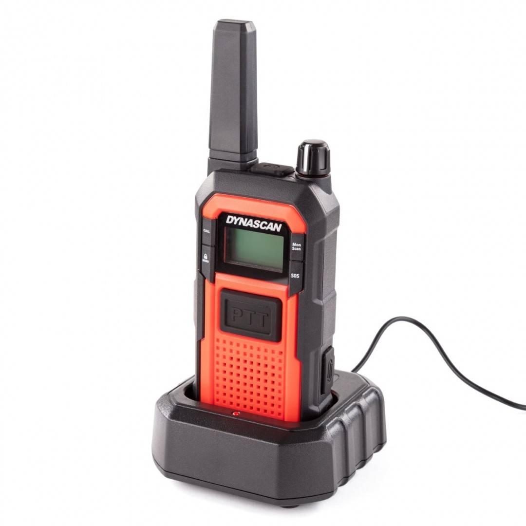 Statie radio portabila PMR Dynascan RUGGED 446MHz, 0.5W, 16CH, IP67