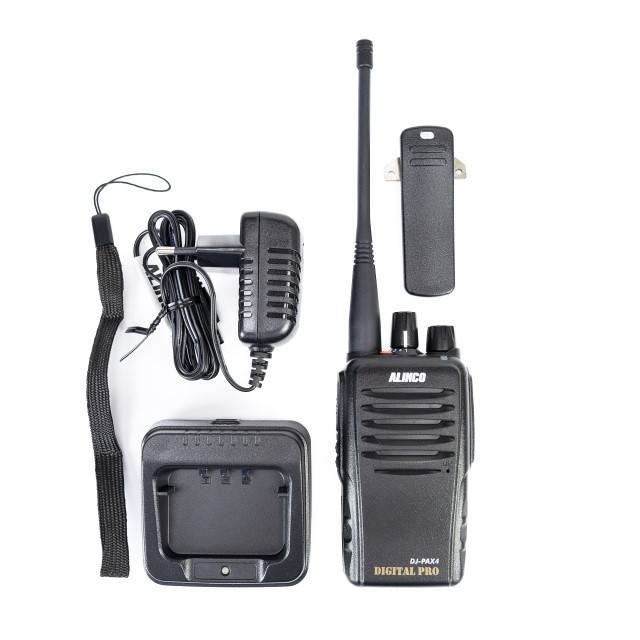 Statie radio portabila PNI Alinco DJ-PAX4, PMR446, Dual Mode analogic si digital, VOX, TOT, IP67, acumulator 1800mAh