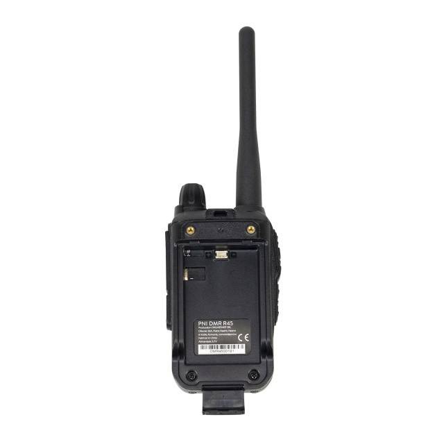 Statie radio portabila PNI DMR R45, digital si analogic, 446MHz, 16 canale digitale si 99 canale analogice, functie inregistrare voce, baterie Li-Ion