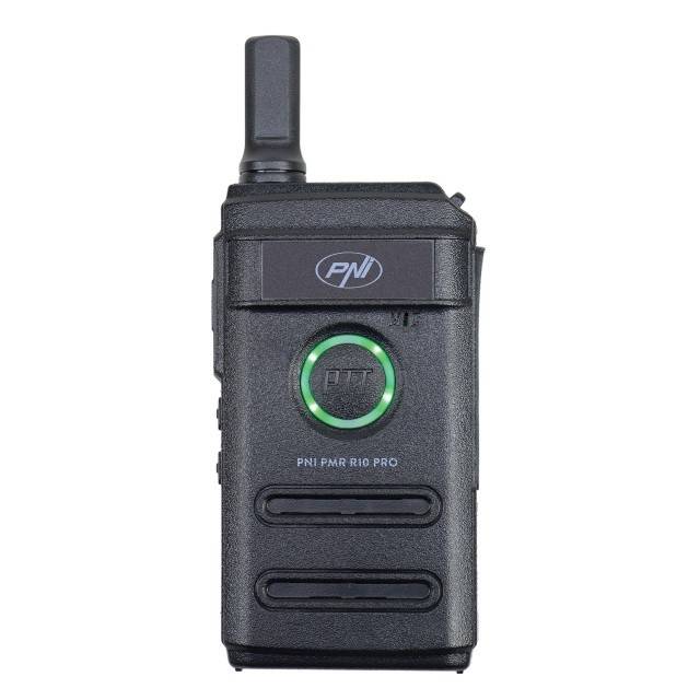Statie radio portabila PNI PMR R10 PRO, 446MHz, 0.5W, 16 canale programabile, 16 PMR si tonuri 50 CTCSS si 104 DCS, Monitor, Scan