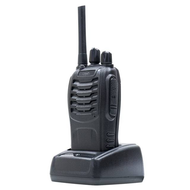 Statie radio portabila PNI PMR R40 PRO, set cu 2 buc, 0.5W, 16 canale programabile, 16 PMR si tonuri 50 CTCSS si 104 DCS, ASQ, TOT, monitor,