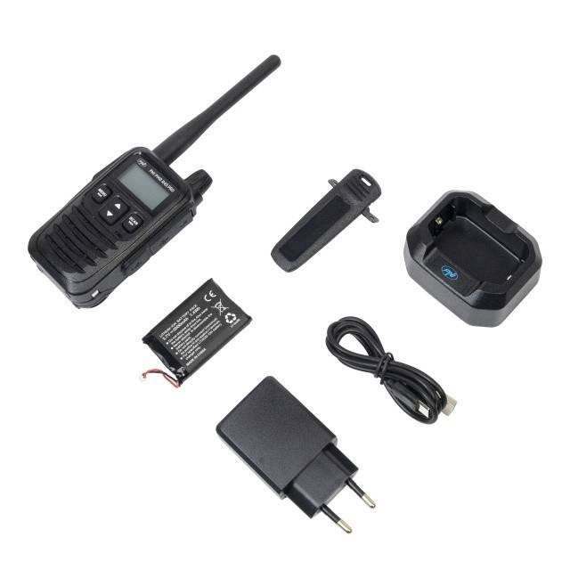 Statie radio portabila PNI PMR R45 PRO 446MHz, 0.5W, 99 canale programabile, 16 PMR si tonuri 38 CTCSS si 104 DCS, Squelch 5 niveluri, VOX, TOT, BCL,