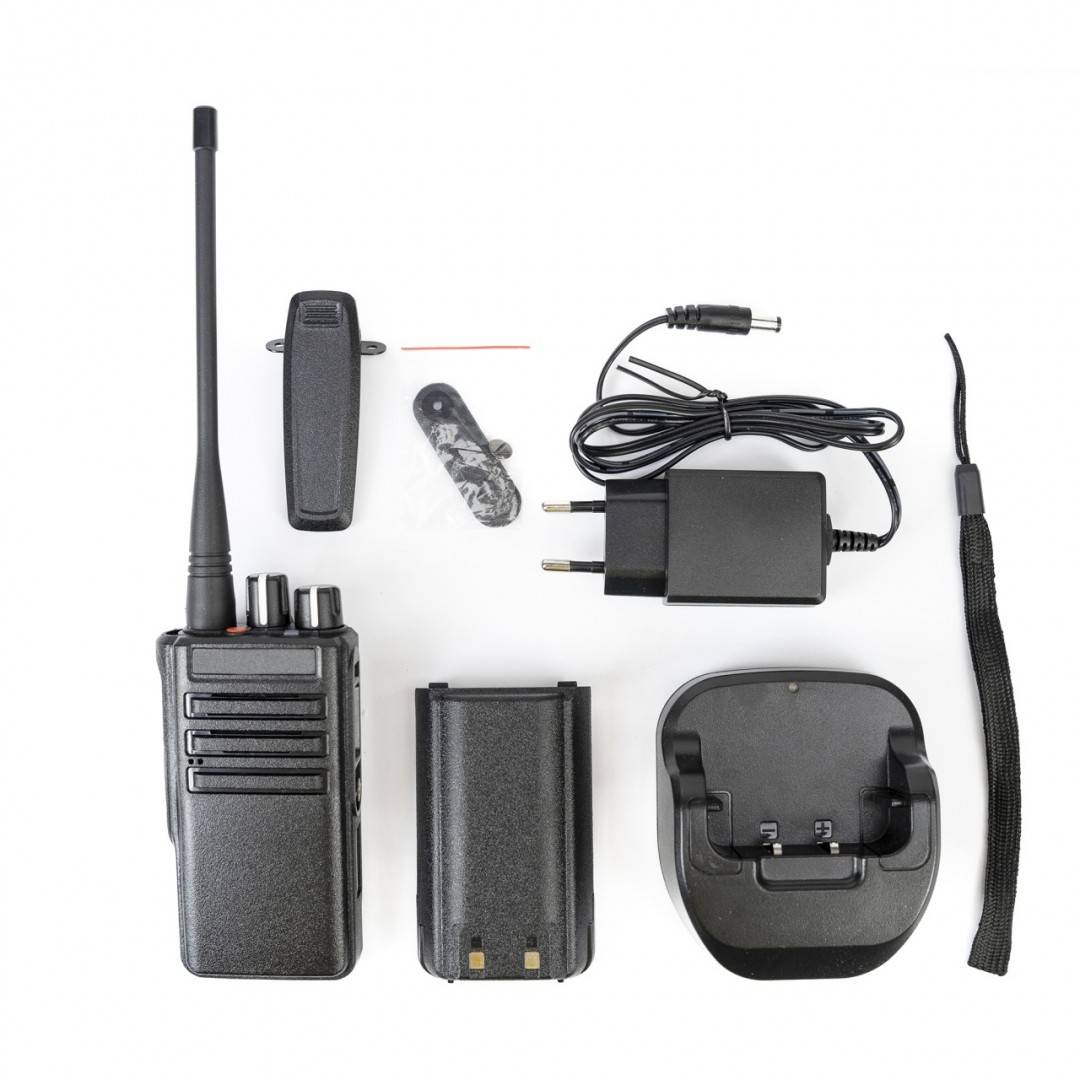 Statie radio portabila PNI PMR R69, 0.5W, Scan, TOT, BCL, Squelch, 16 canale PMR446, acumulator 2800mAh